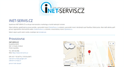 Desktop Screenshot of inet-servis.cz
