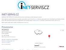 Tablet Screenshot of inet-servis.cz